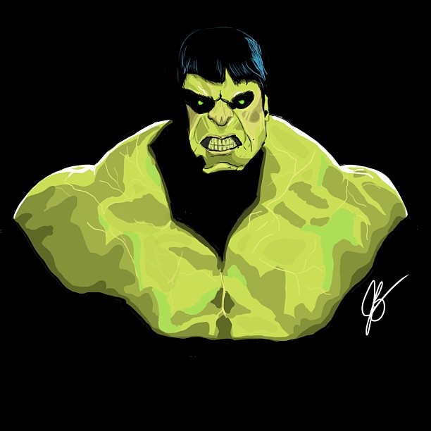 Hulk Digital Art (Adobe Photoshop_